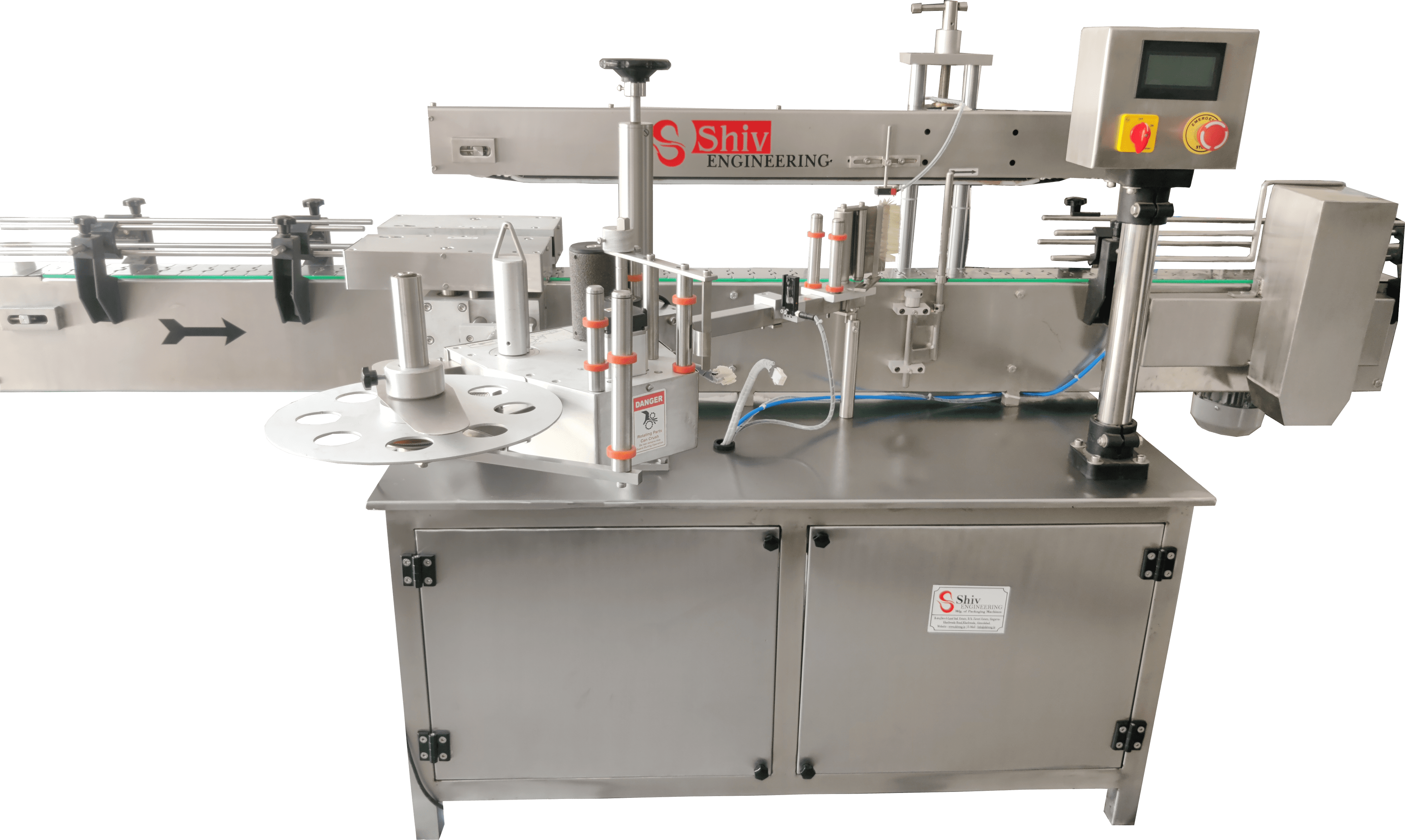 Automatic Double Side Sticker Labeling Machine