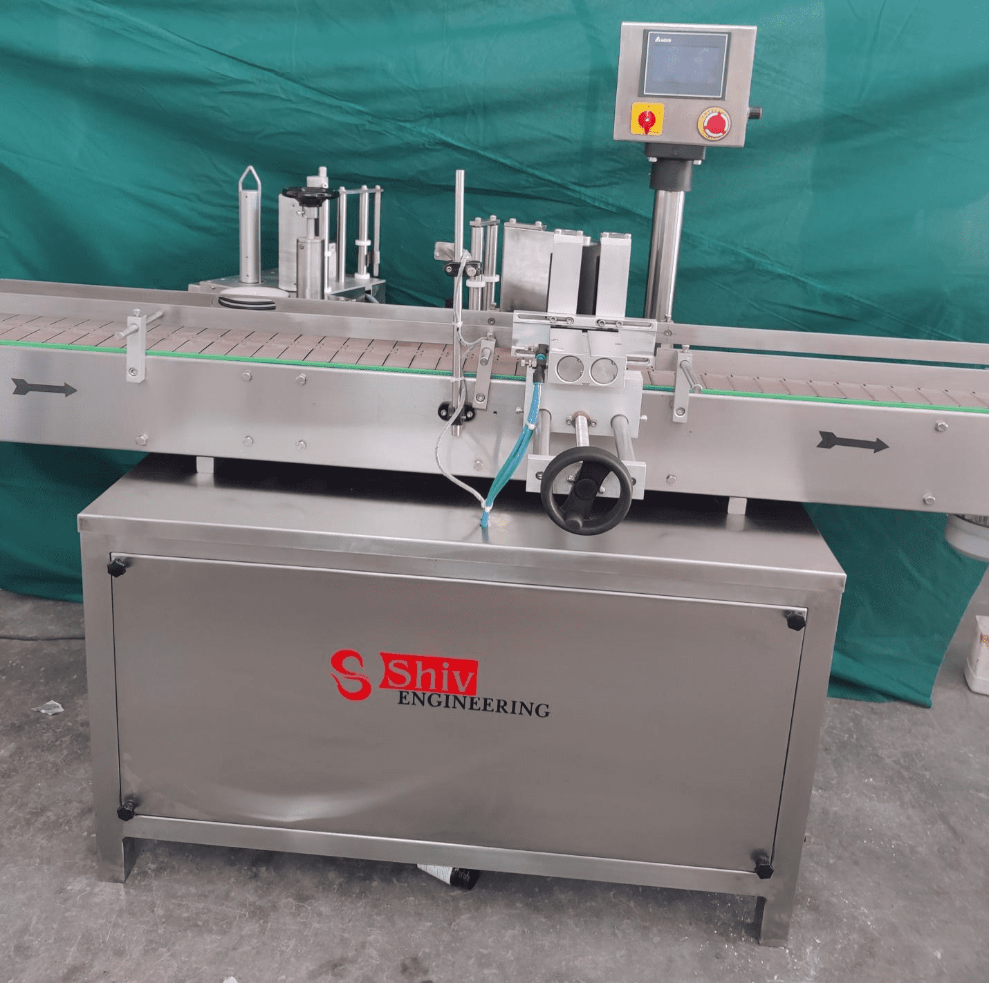 Automatic Jar Sticker Labeling Machine